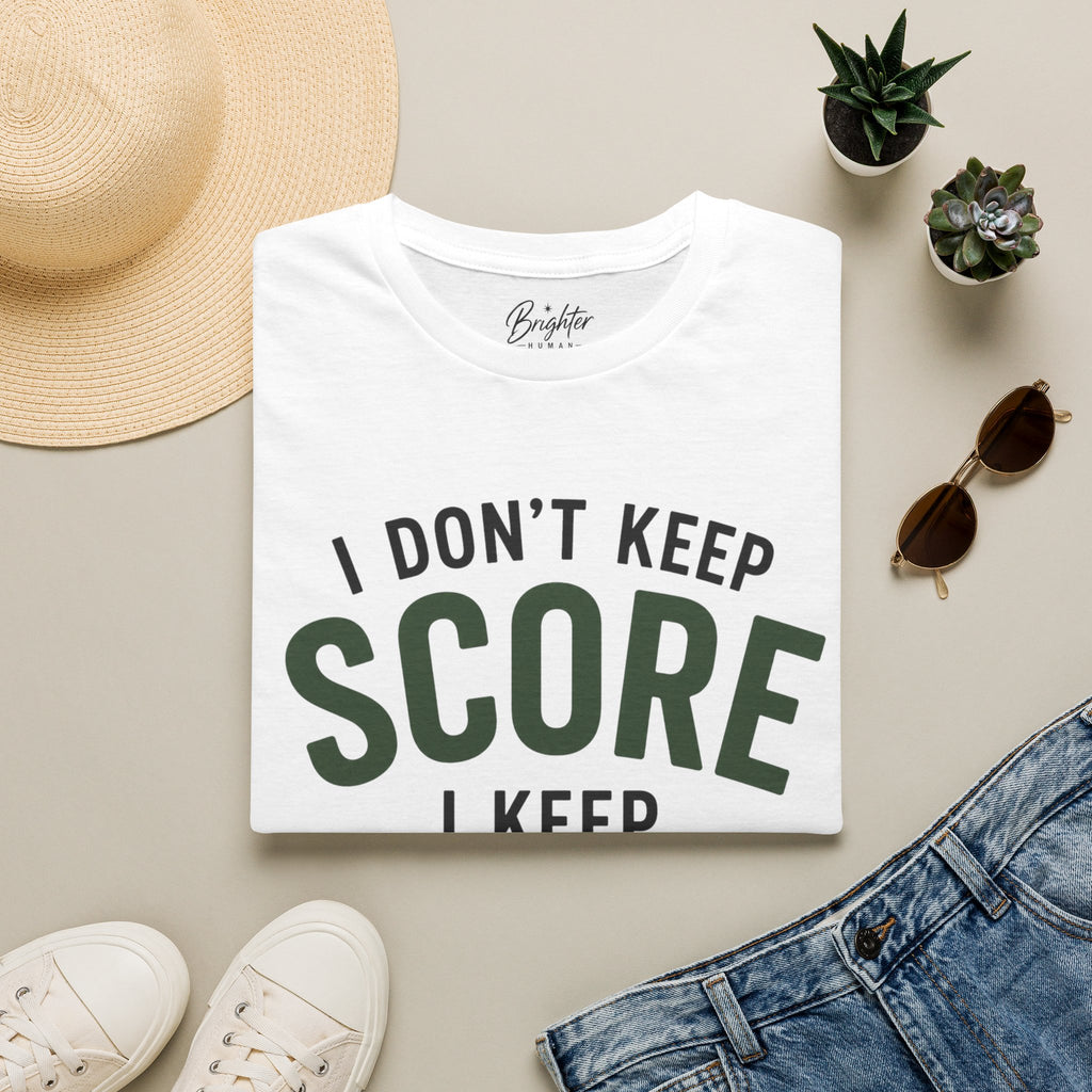 I Don't Keep Score, I Keep Skins Golf T-Shirt