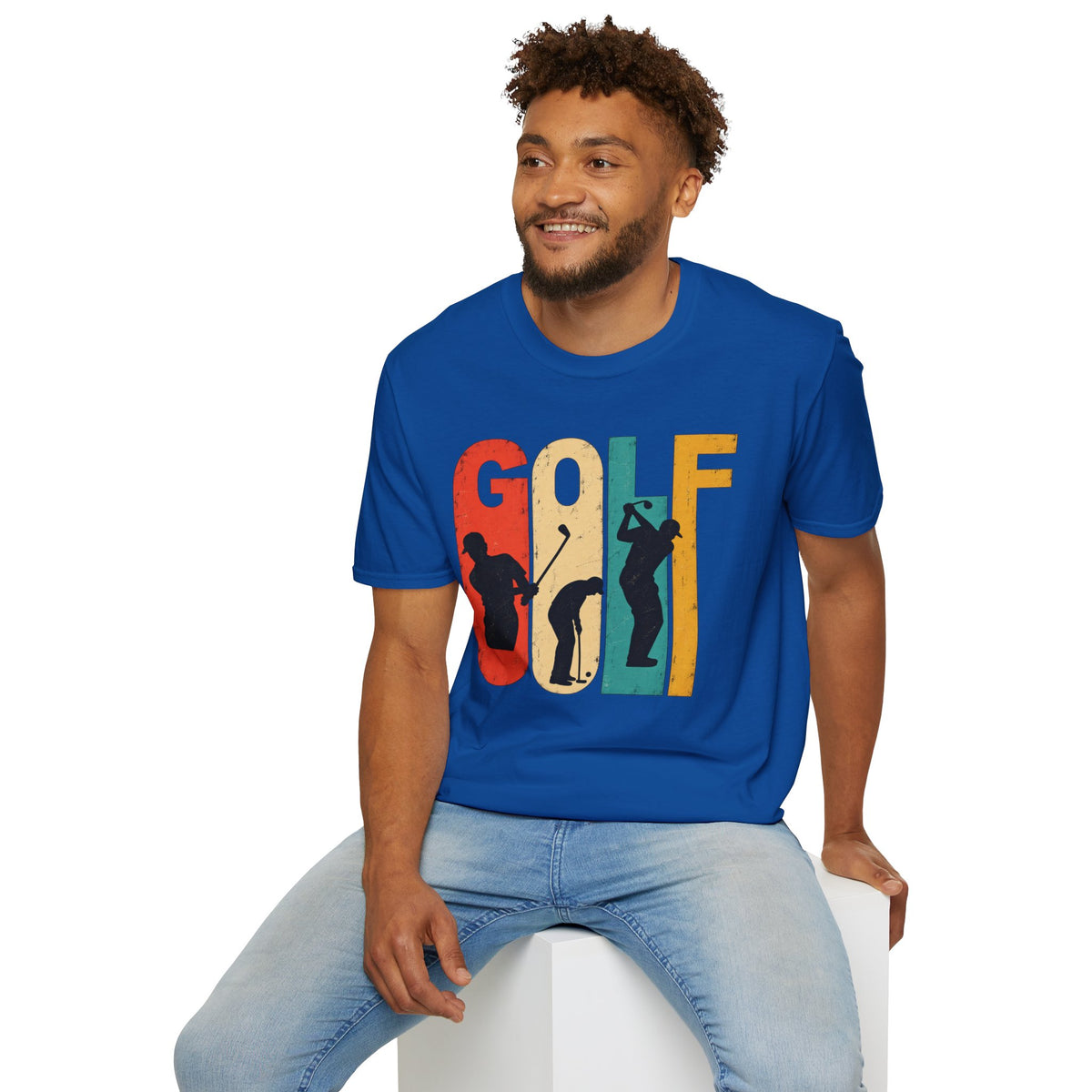 Retro Golf - Four Panel Graphic Tee - RG-01