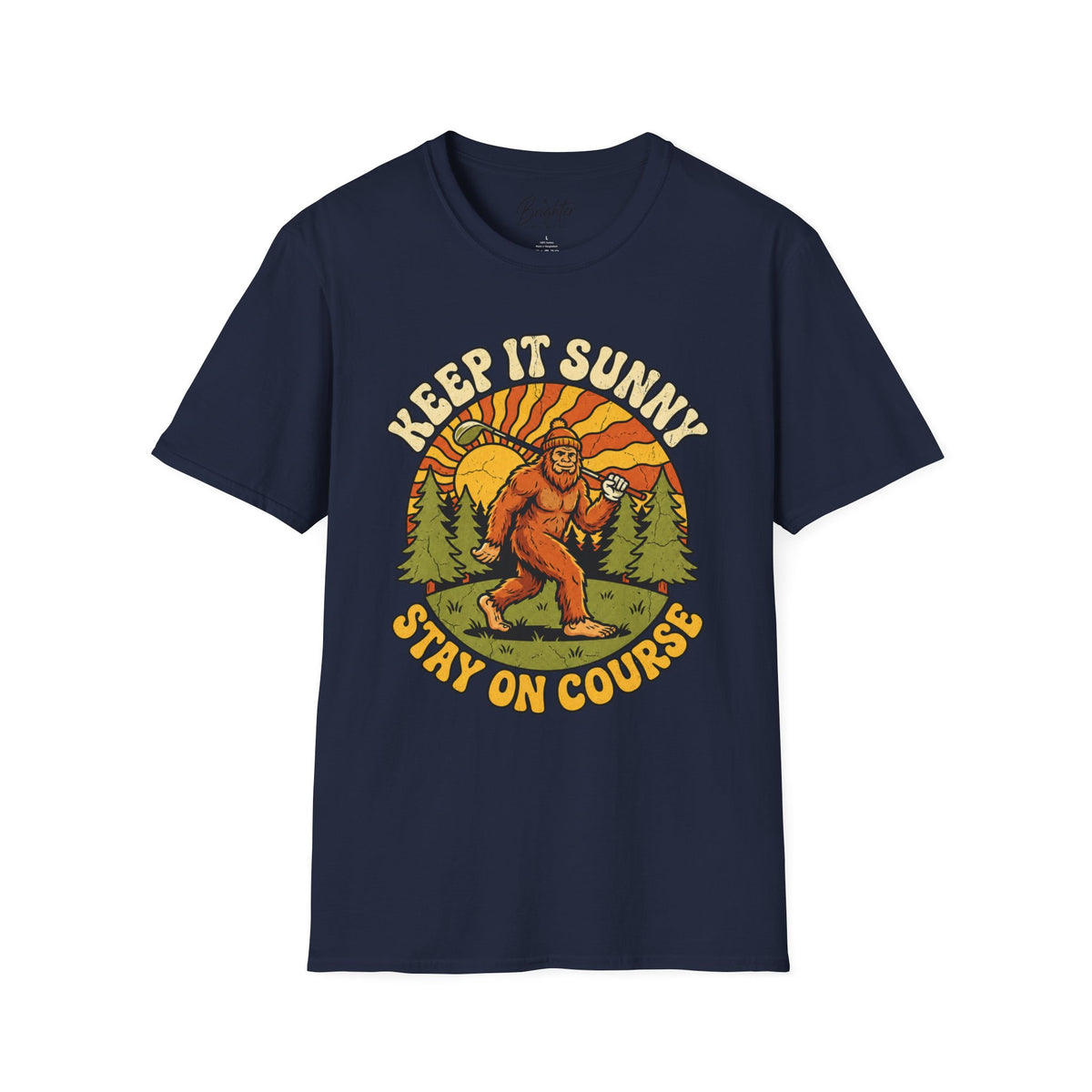 Keep It Sunny, Stay On Course Golf T-Shirt