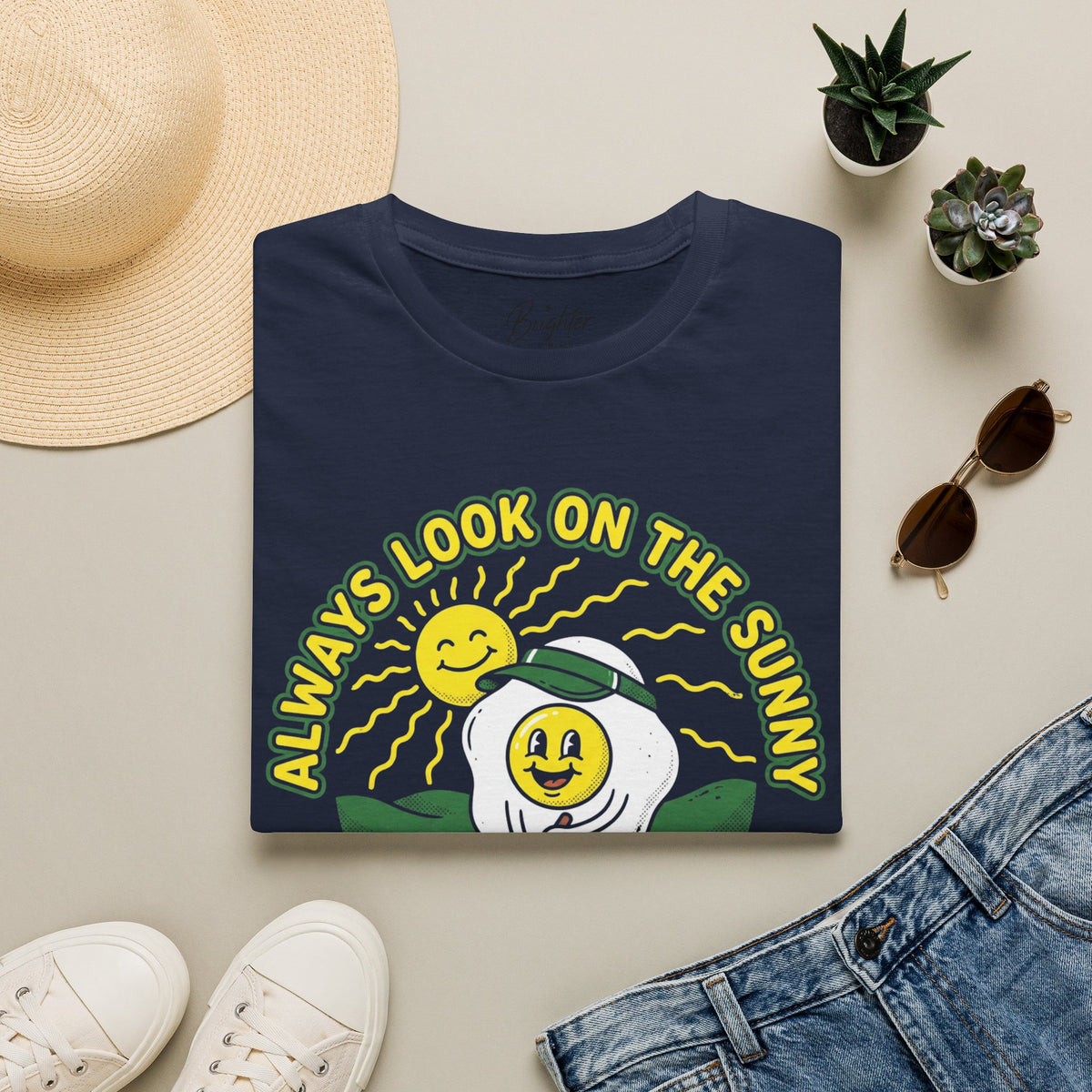 Always Look On The Sunny Side Golf T-Shirt