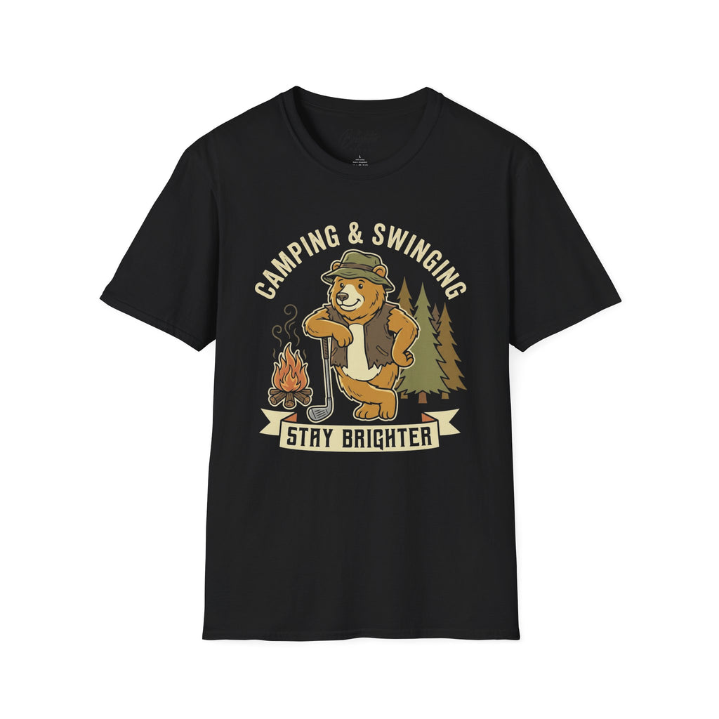 Camping And Swinging Golf T-Shirt