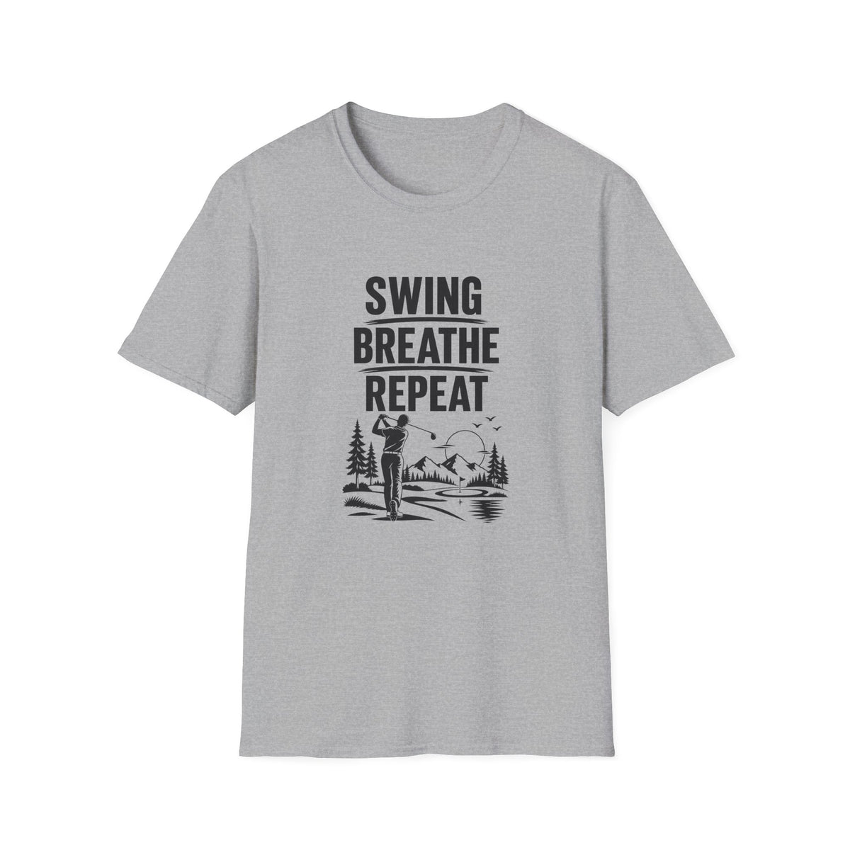 Swing, Breath, Repeat Golf T-Shirt