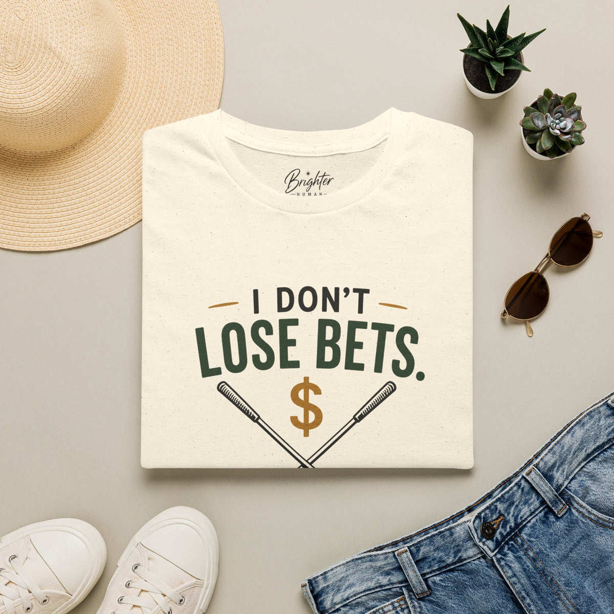 I don't Lose Bets, I Fund Friendships Golf T-Shirt