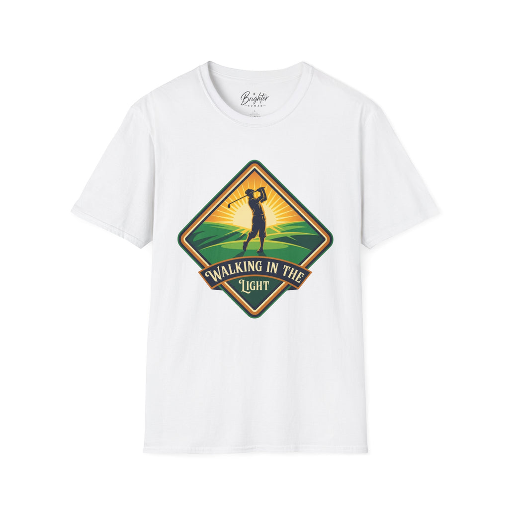 Walking In the Light Golf T-Shirt