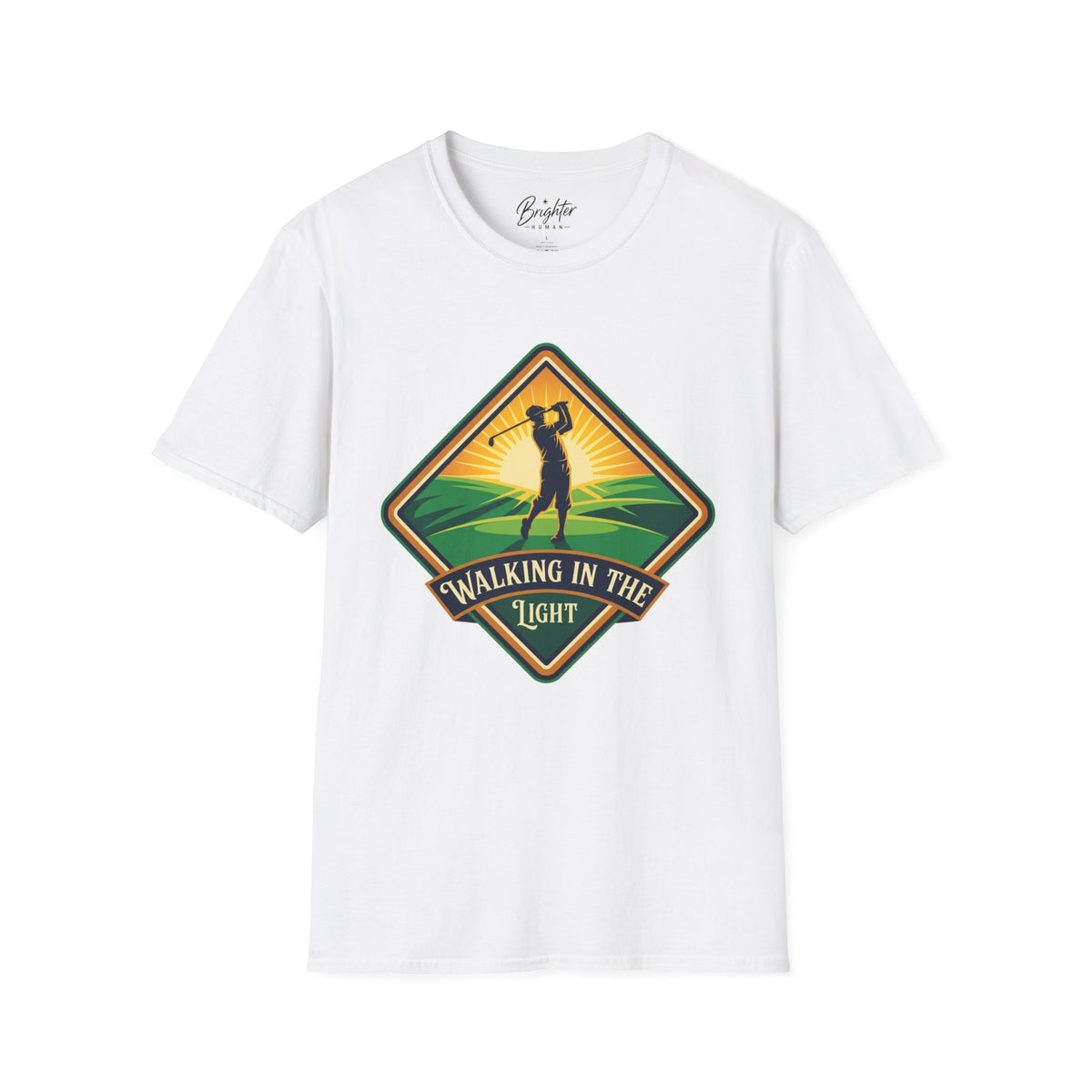 Walking In the Light Golf T-Shirt