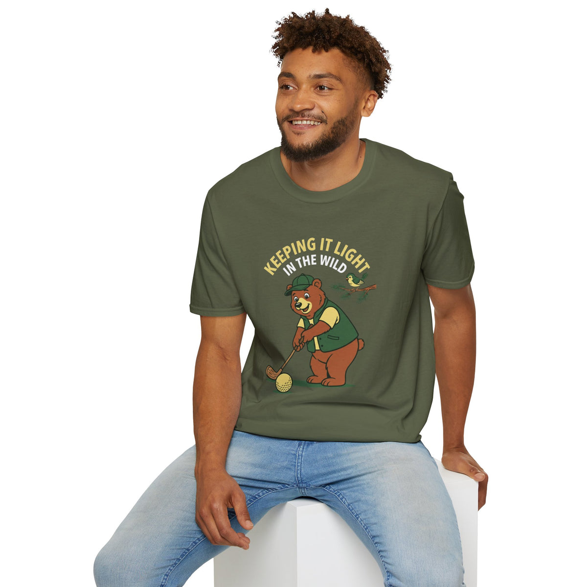 Keeping It Light in The Wild Golf T-Shirt