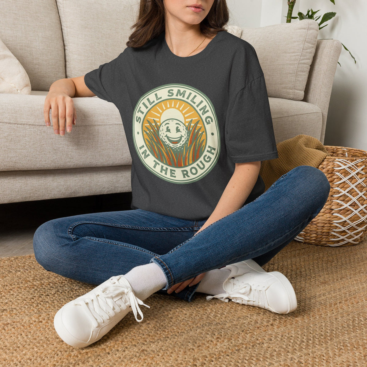 Still Smiling In The Rough Golf T-Shirt