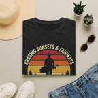 Chasing Sunsets And Fairways Golf T-Shirt