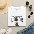 I'm Basically A Donor With A Handicap Golf T-Shirt