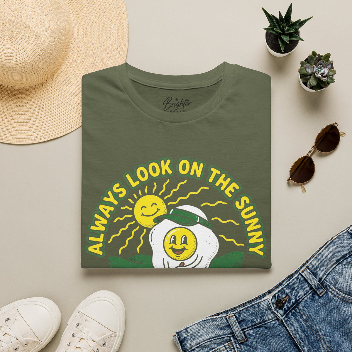 Always Look On The Sunny Side Golf T-Shirt