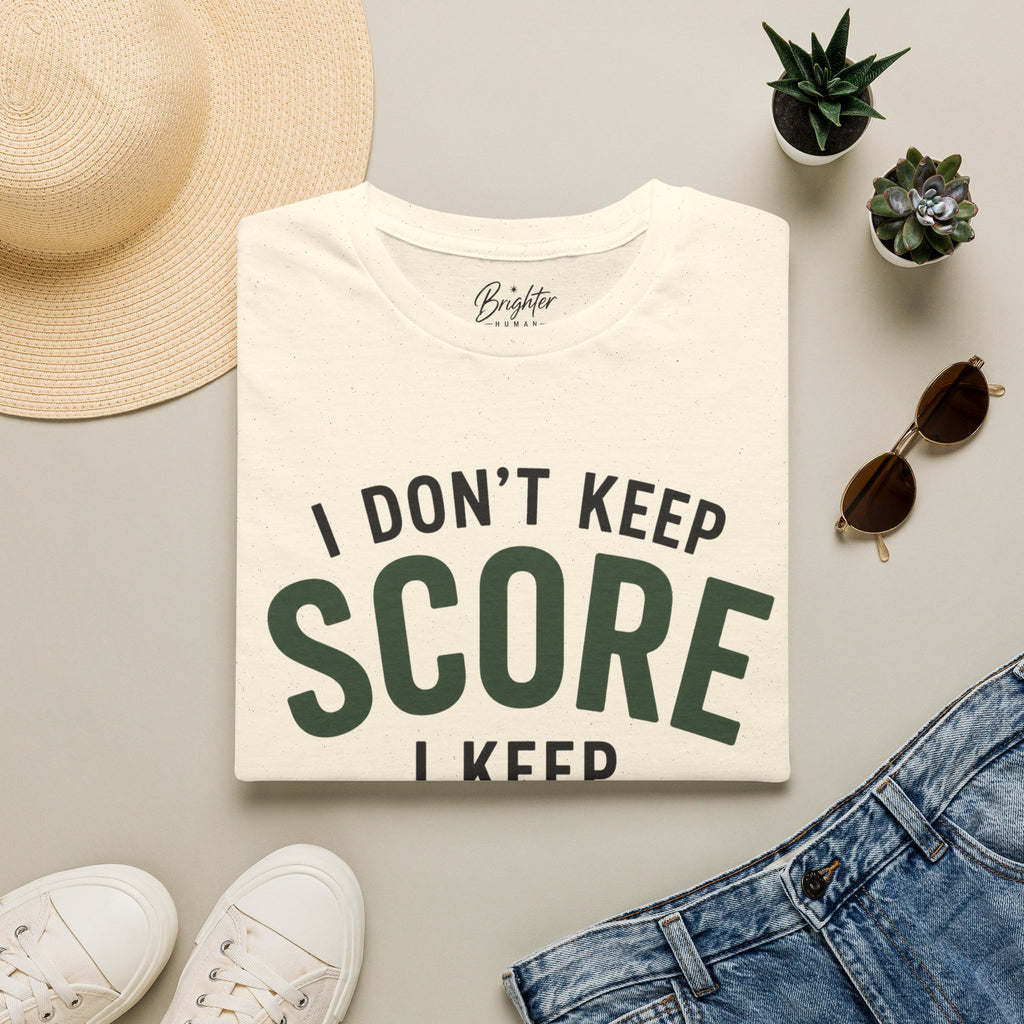 I Don't Keep Score, I Keep Skins Golf T-Shirt