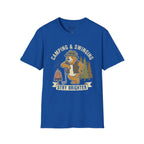 Camping And Swinging Golf T-Shirt