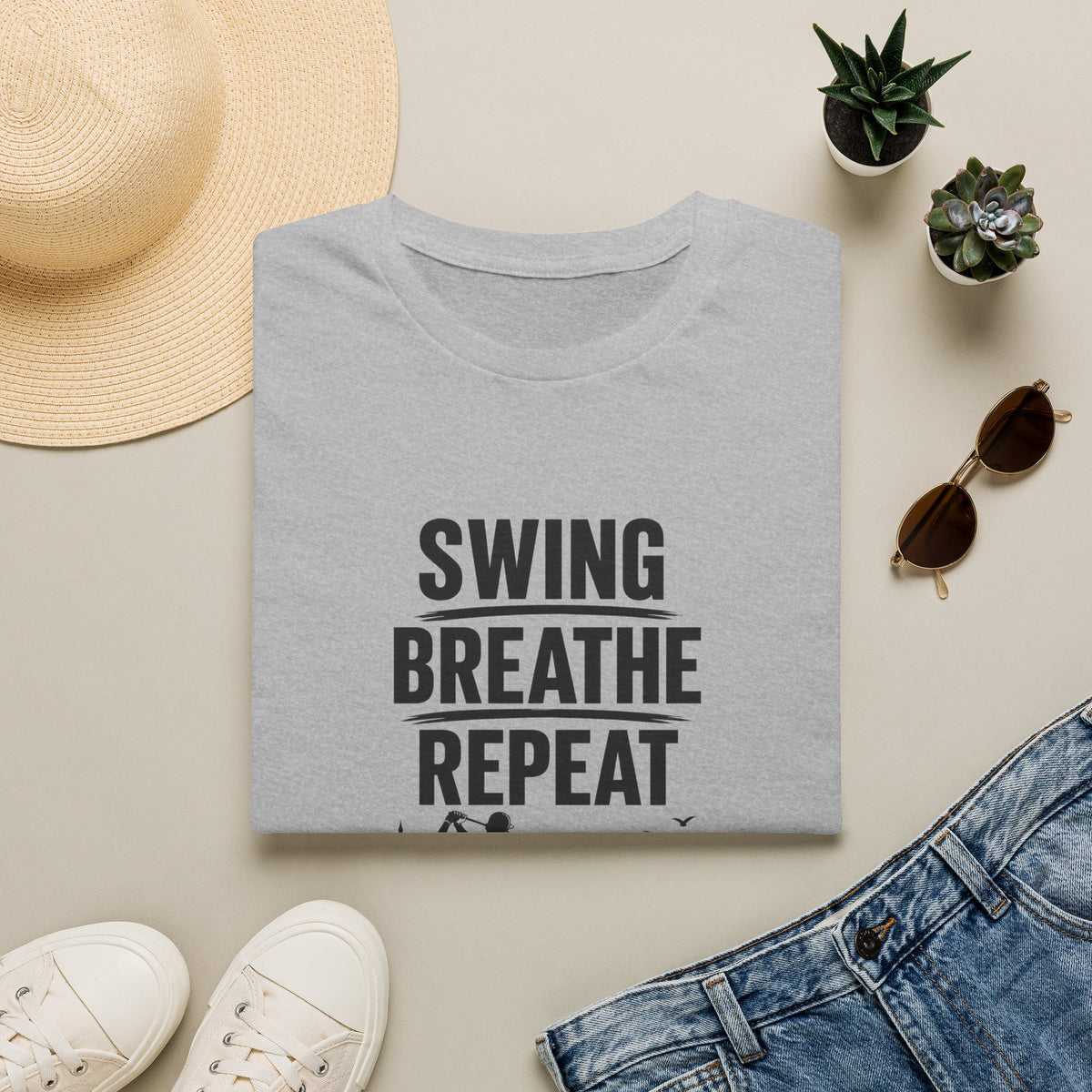 Swing, Breath, Repeat Golf T-Shirt