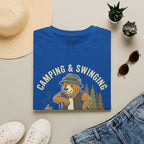 Camping And Swinging Golf T-Shirt
