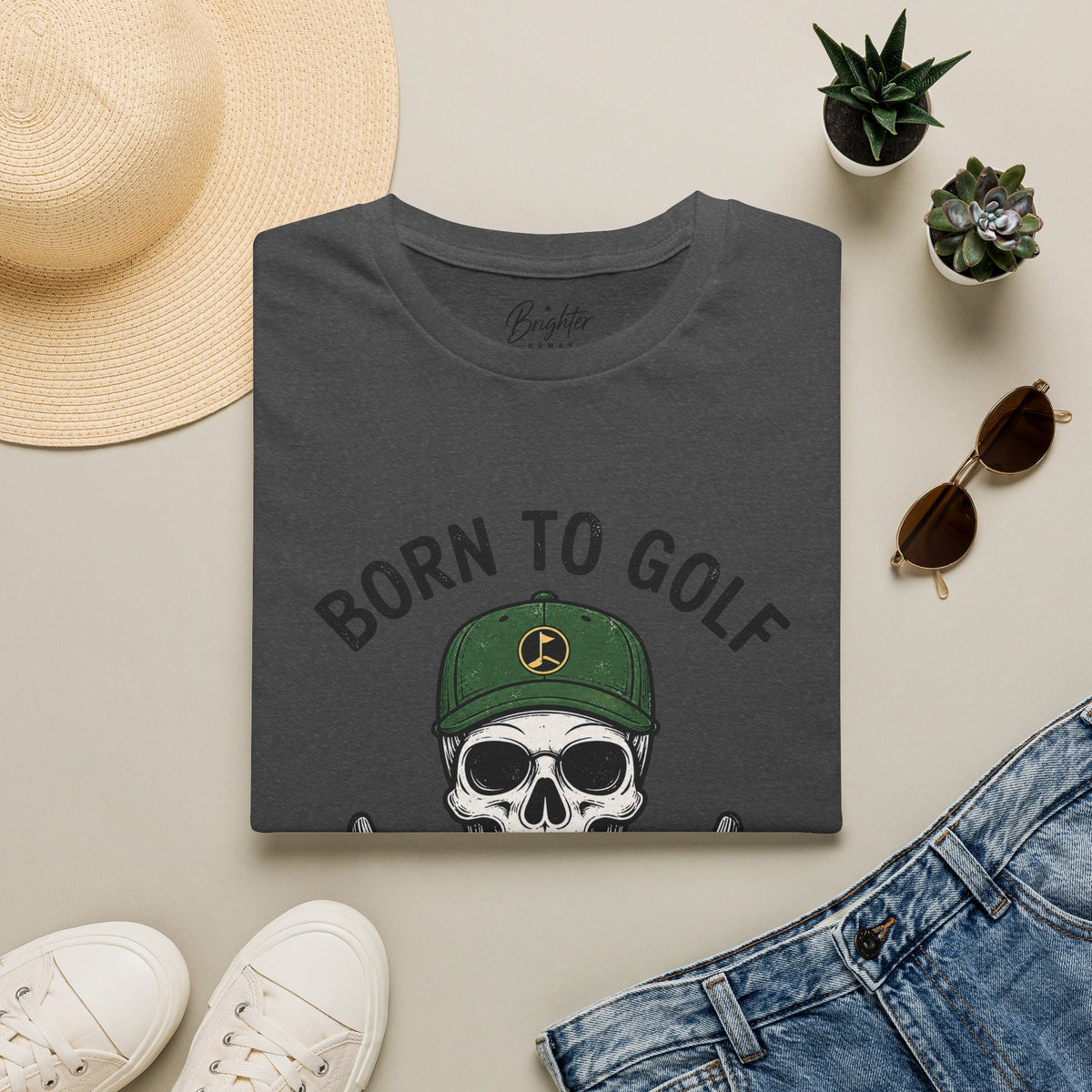 Born To Golf, Forced To Work - Golf T-Shirt