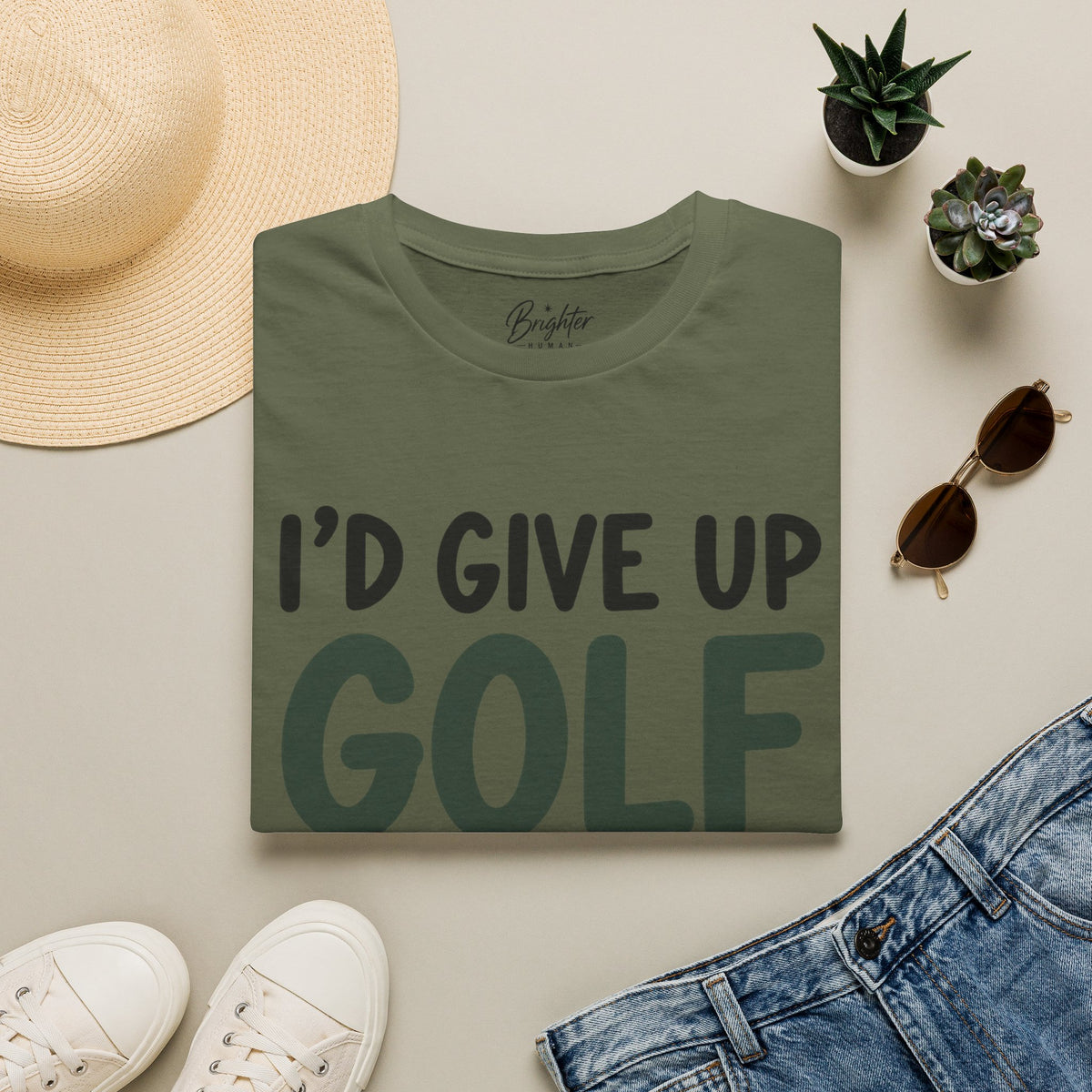 I'd Give Up Golf, But I'm Not A Quitter Golf T-Shirt