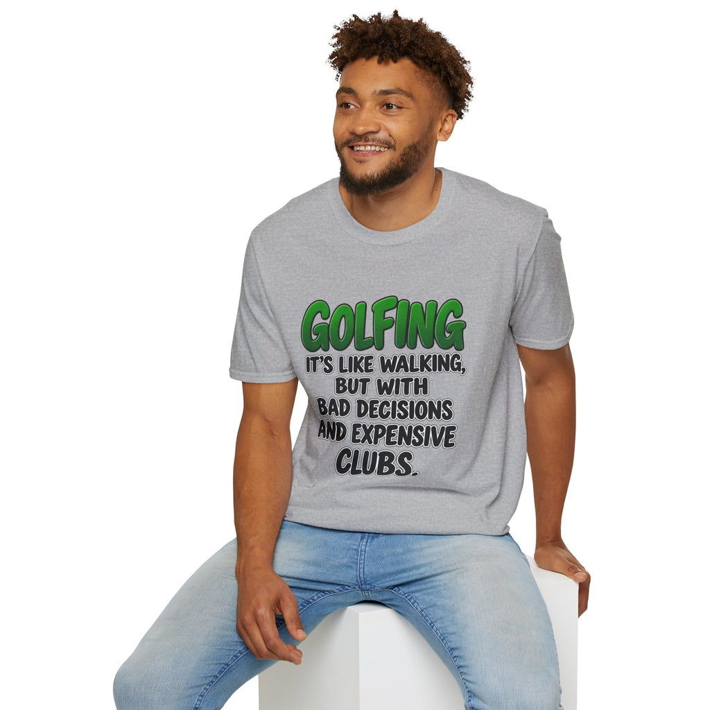 Golfing Is Like Walking Golf T-Shirt