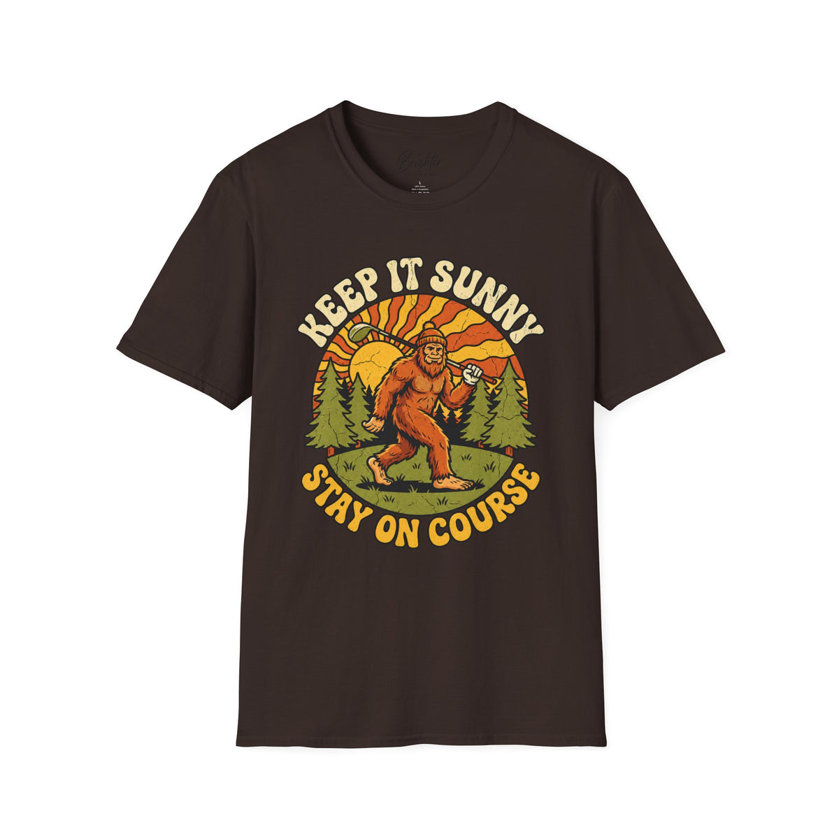 Keep It Sunny, Stay On Course Golf T-Shirt
