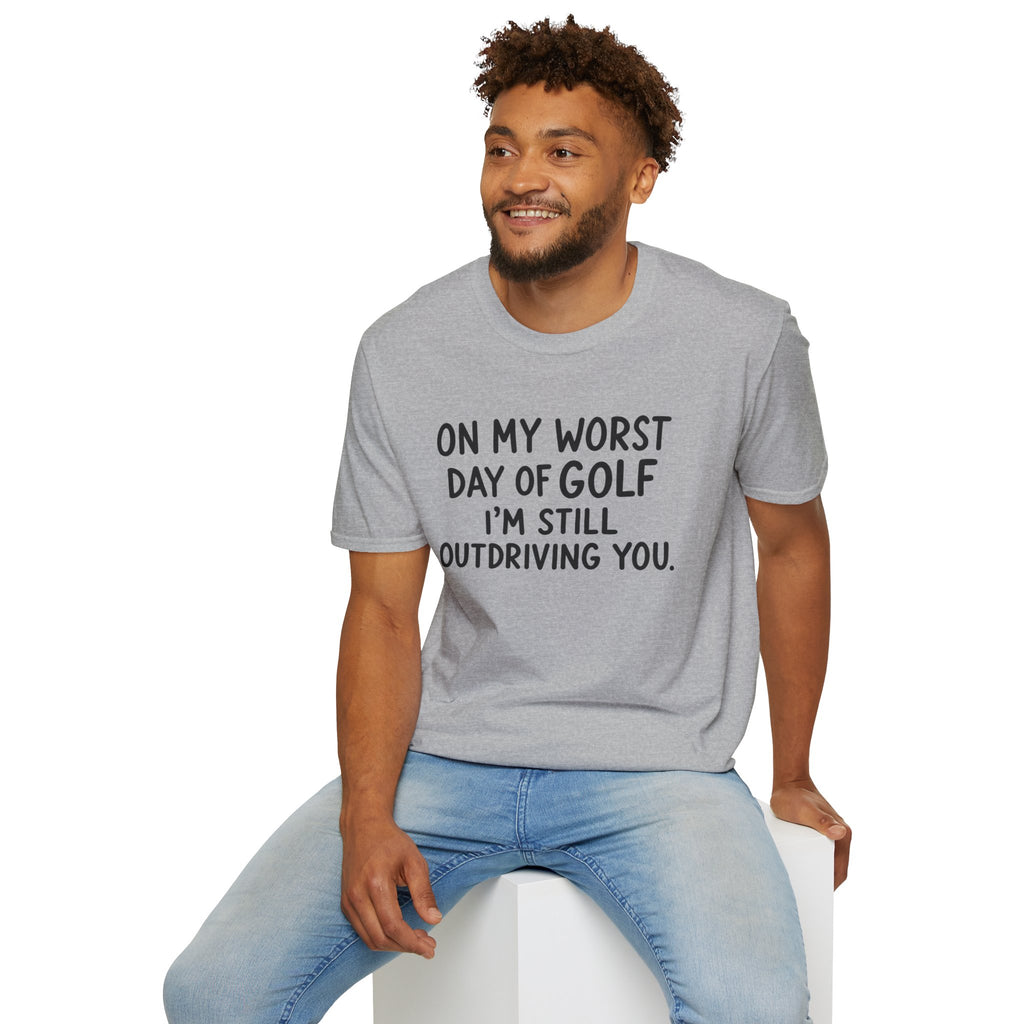 On My Worst Day Of Golf Golf T-Shirt