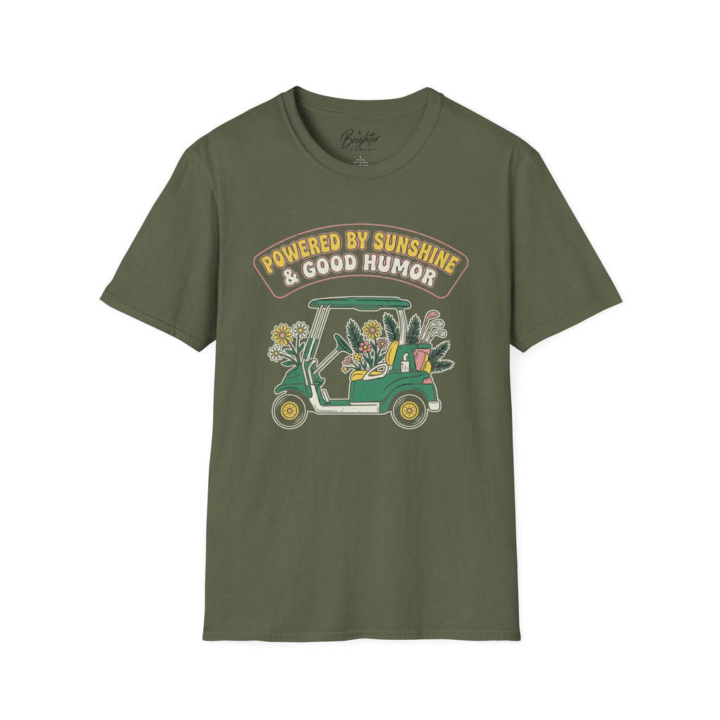 Powered By Sunshine & Good Humor Golf T-Shirt