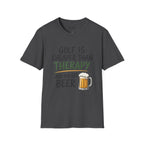 Golf Is Cheaper Than Therapy - Beer Golf T-Shirt