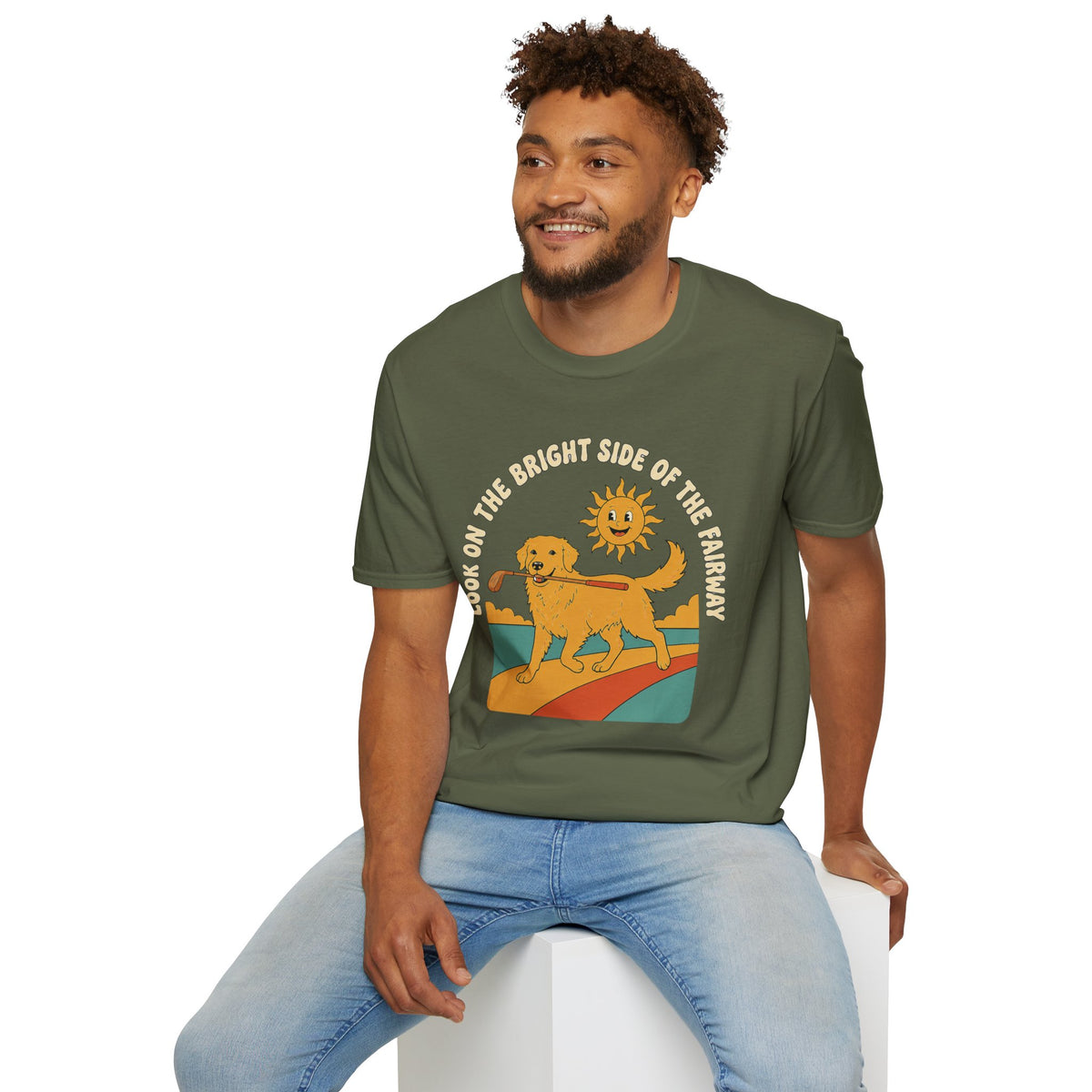 Look On The Bright Side Of The Fairway Golf T-Shirt