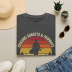 Chasing Sunsets And Fairways Golf T-Shirt