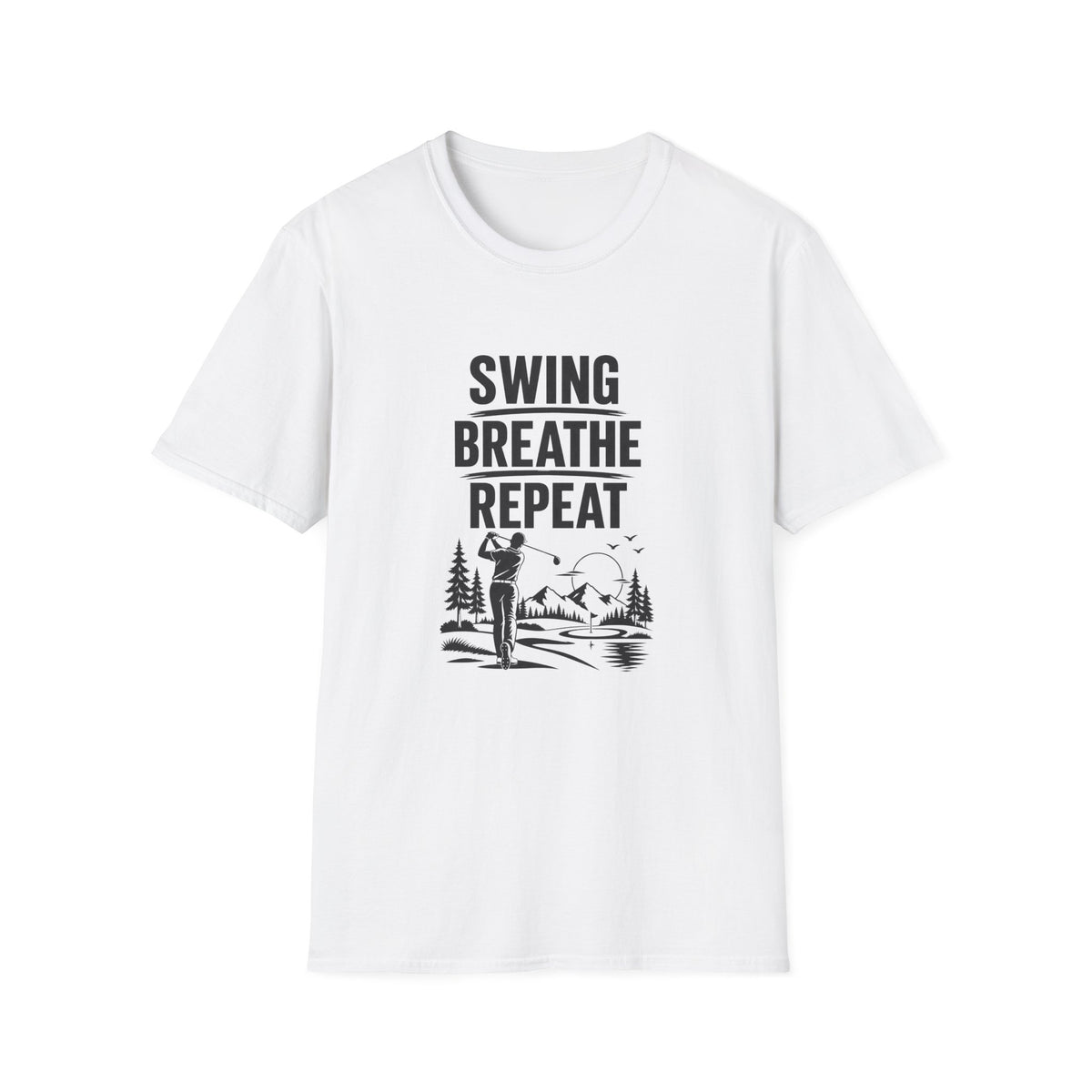 Swing, Breath, Repeat Golf T-Shirt