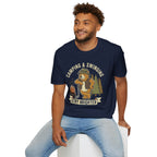 Camping And Swinging Golf T-Shirt