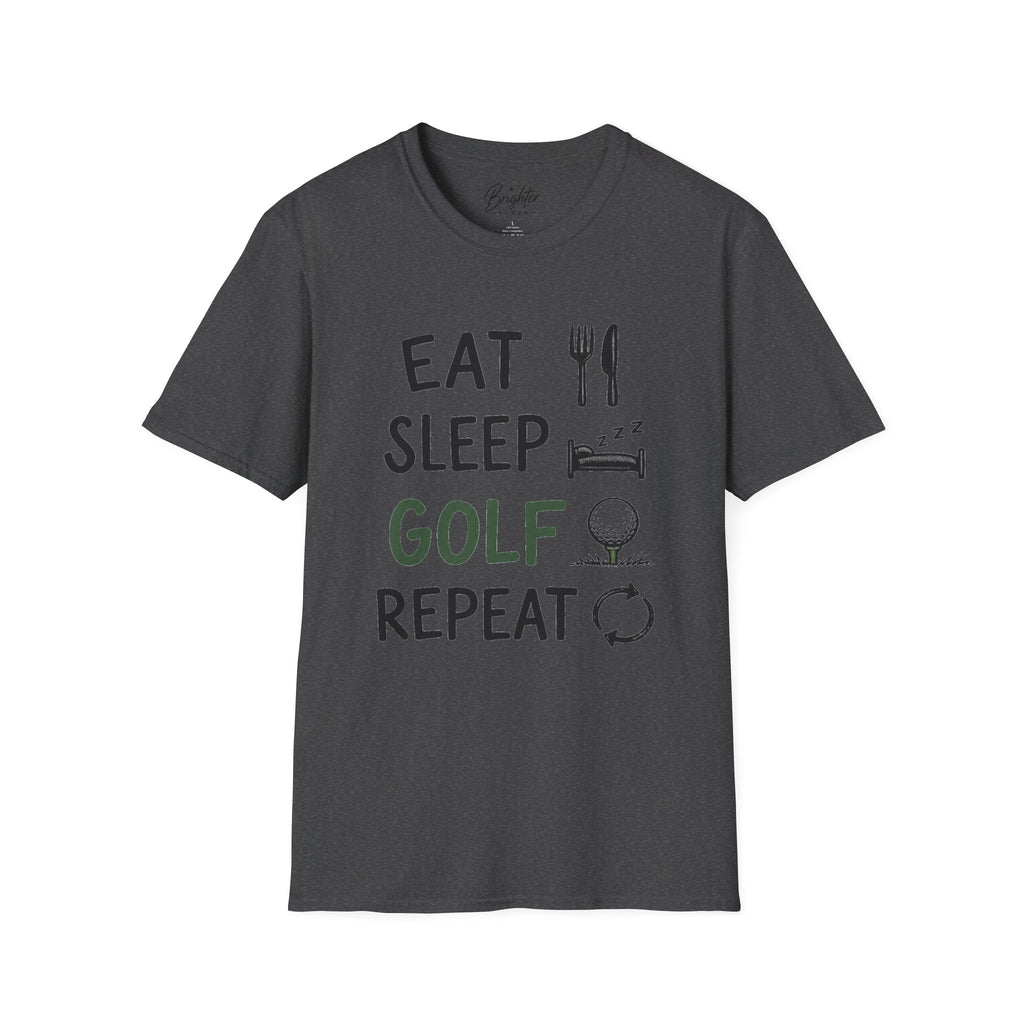 Eat, Sleep, Golf, Repeat Golf T-Shirt