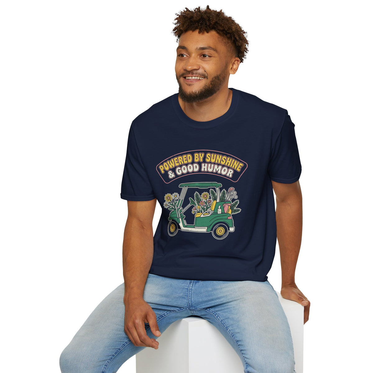 Powered By Sunshine & Good Humor Golf T-Shirt