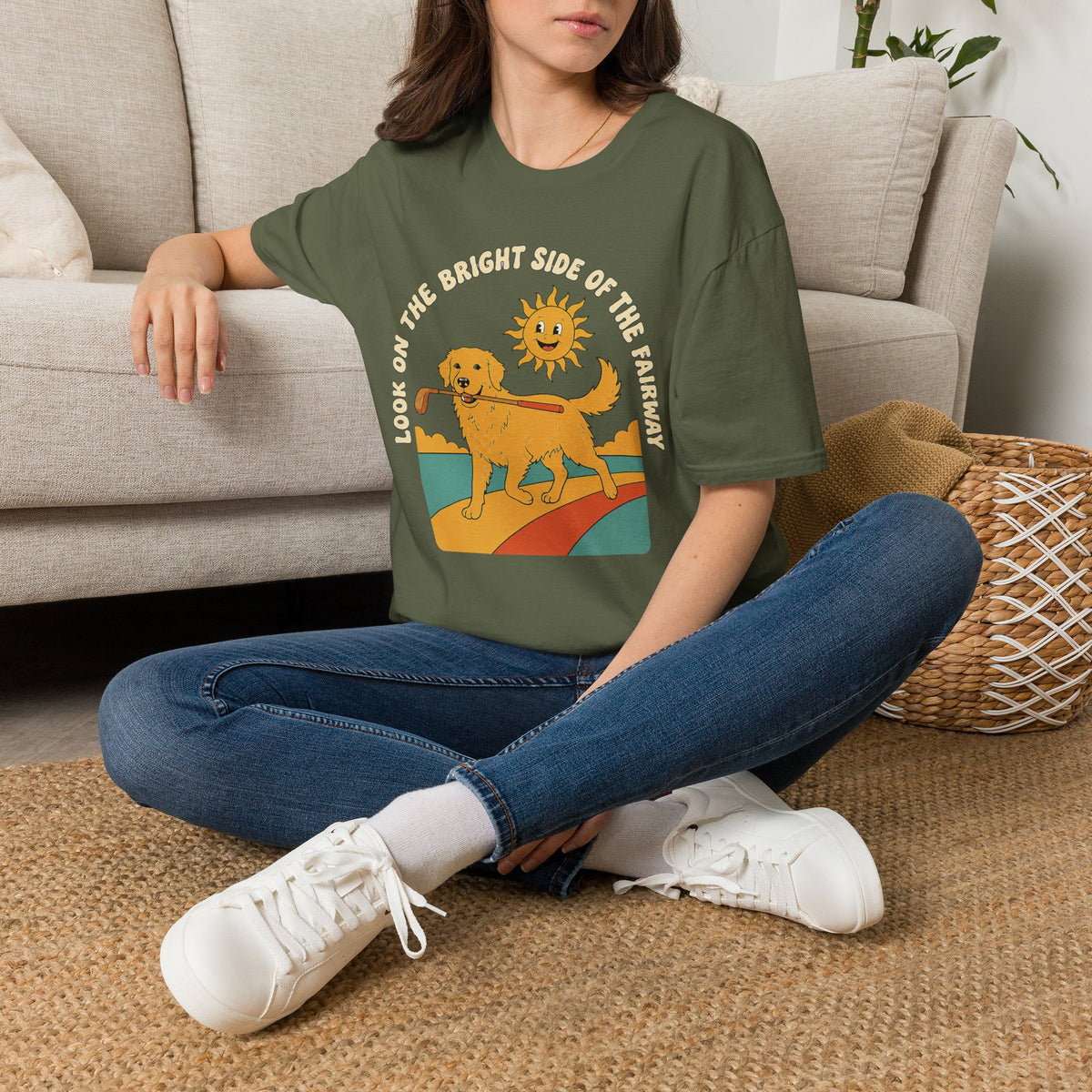 Look On The Bright Side Of The Fairway Golf T-Shirt
