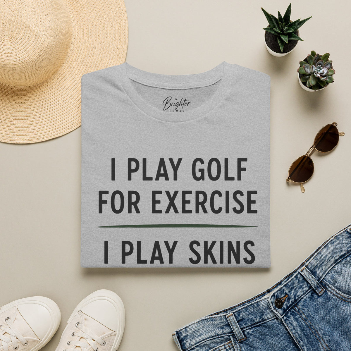 I Play Golf For Exercise Golf T-Shirt