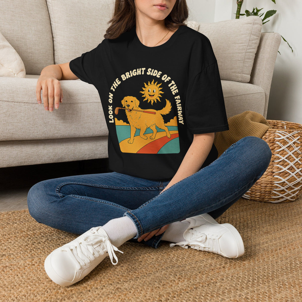 Look On The Bright Side Of The Fairway Golf T-Shirt
