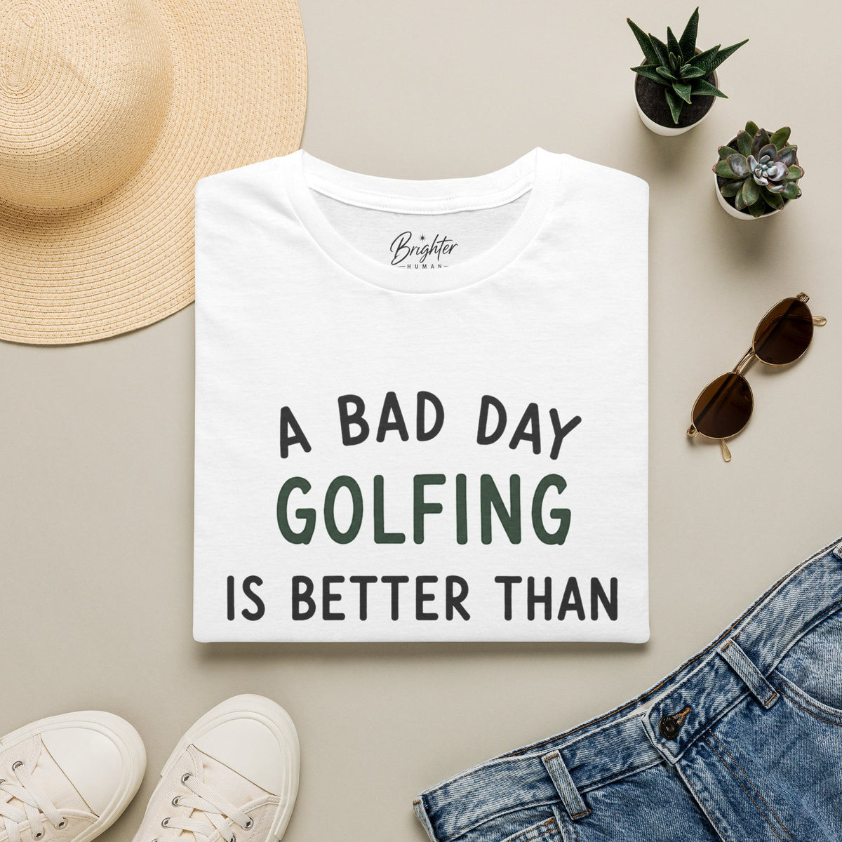 A Bad Day Golfing Golf T-Shirt