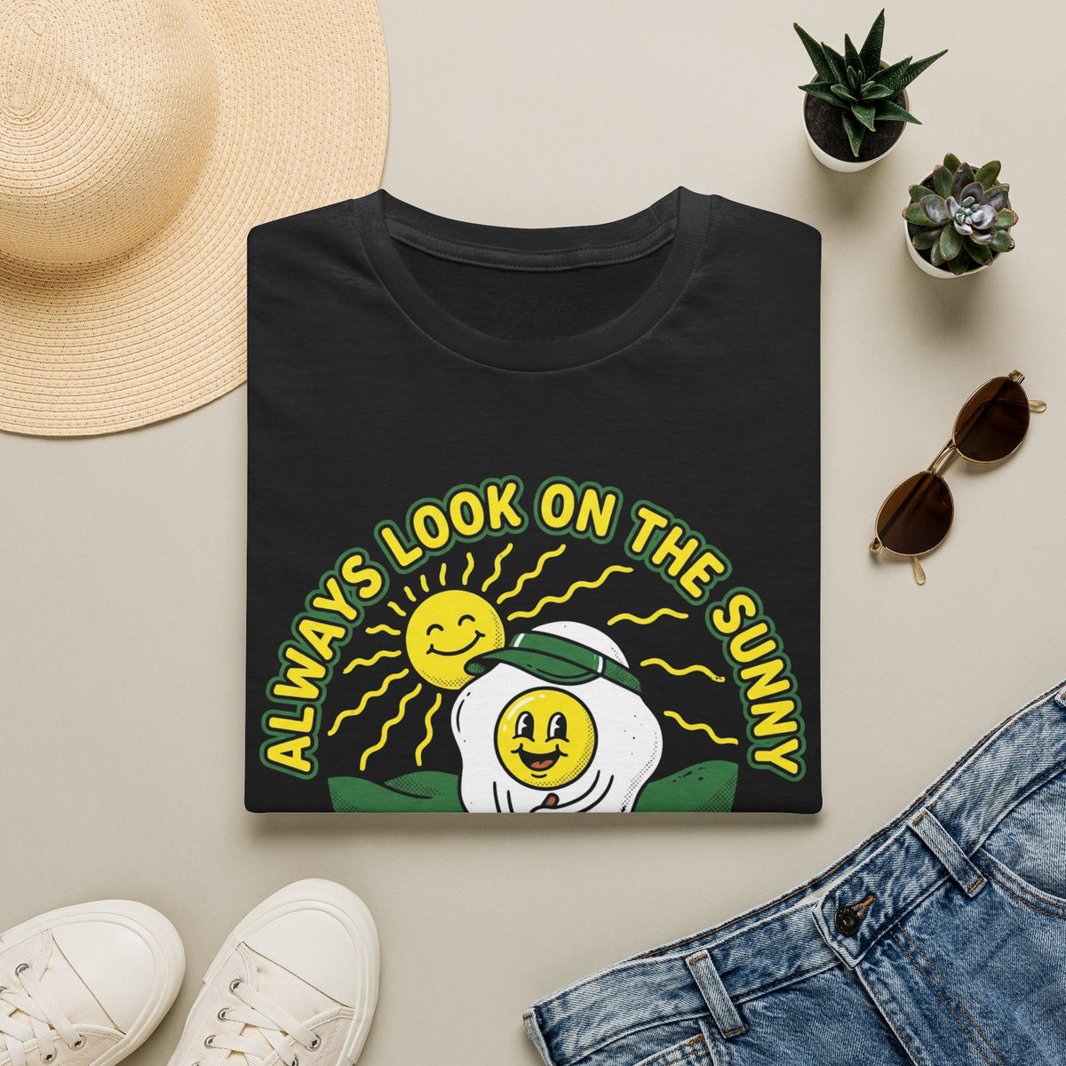 Always Look On The Sunny Side Golf T-Shirt