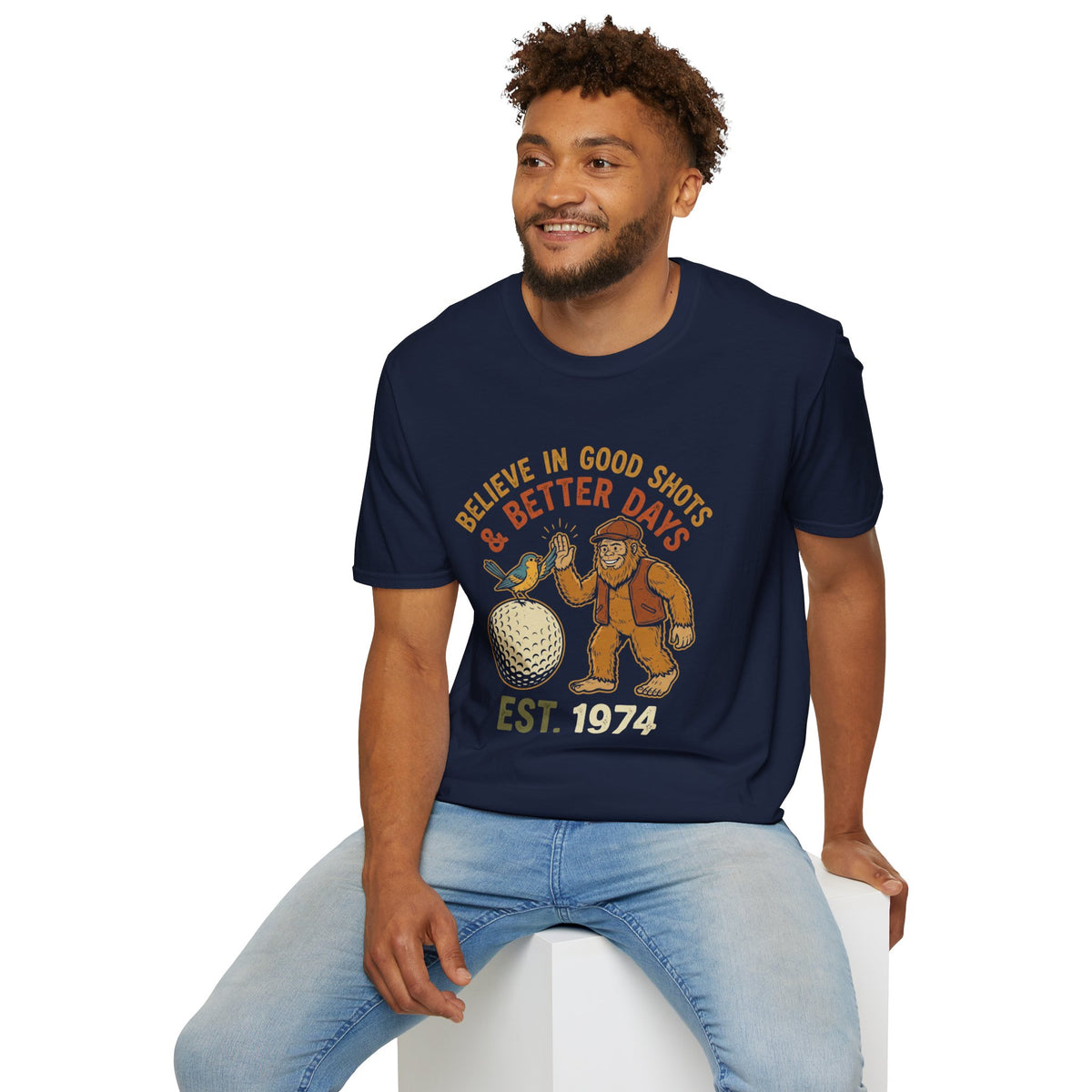 Believe In Good Shots And Better Days Golf T-Shirt