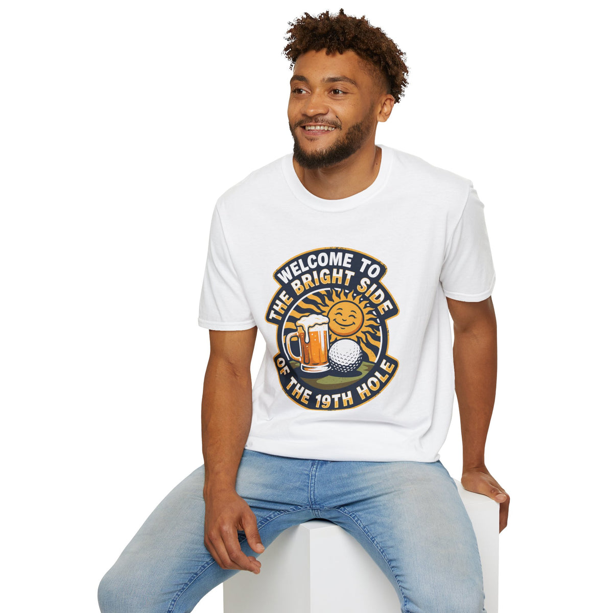 Welcome To The Bright Side Golf T-Shirt