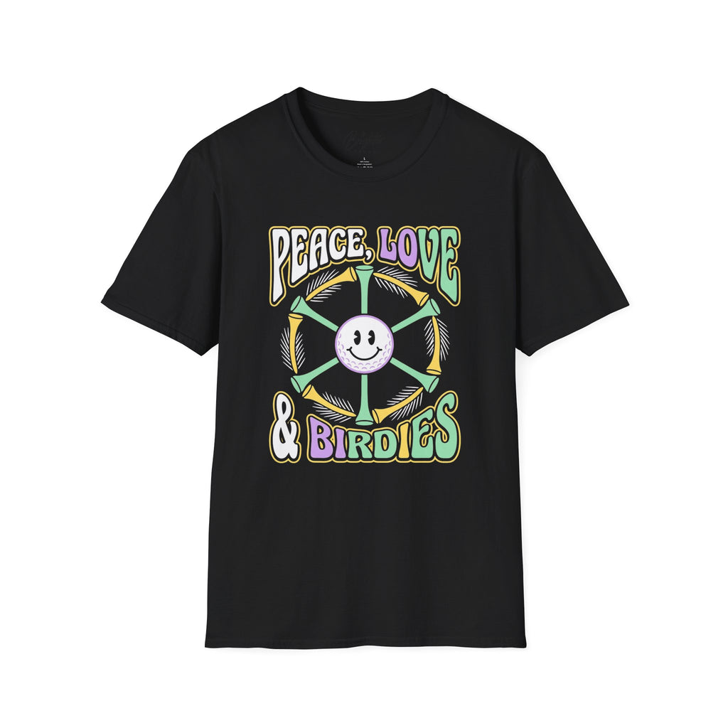 Peace, Love, and Birdies Golf T-Shirt