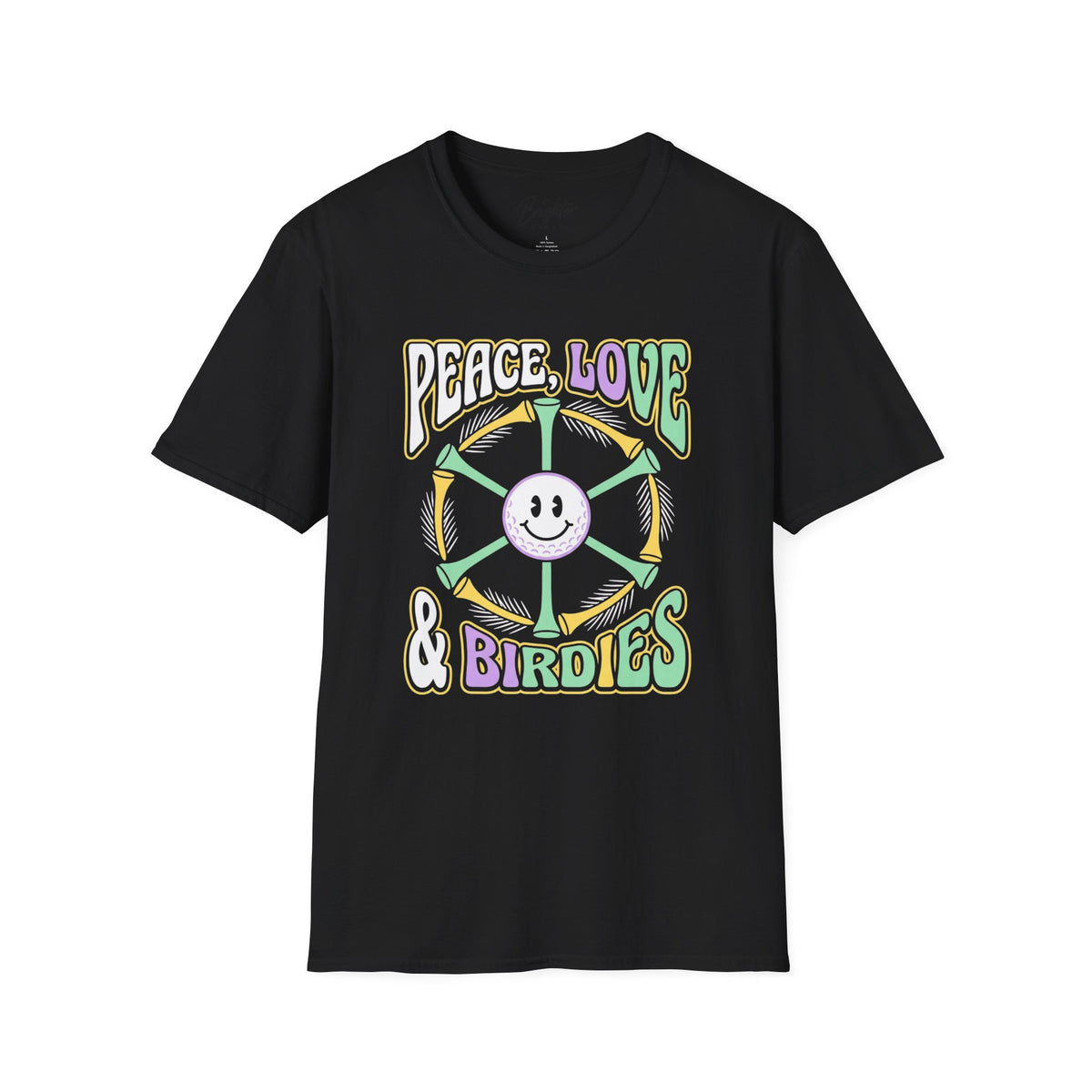 Peace, Love, and Birdies Golf T-Shirt