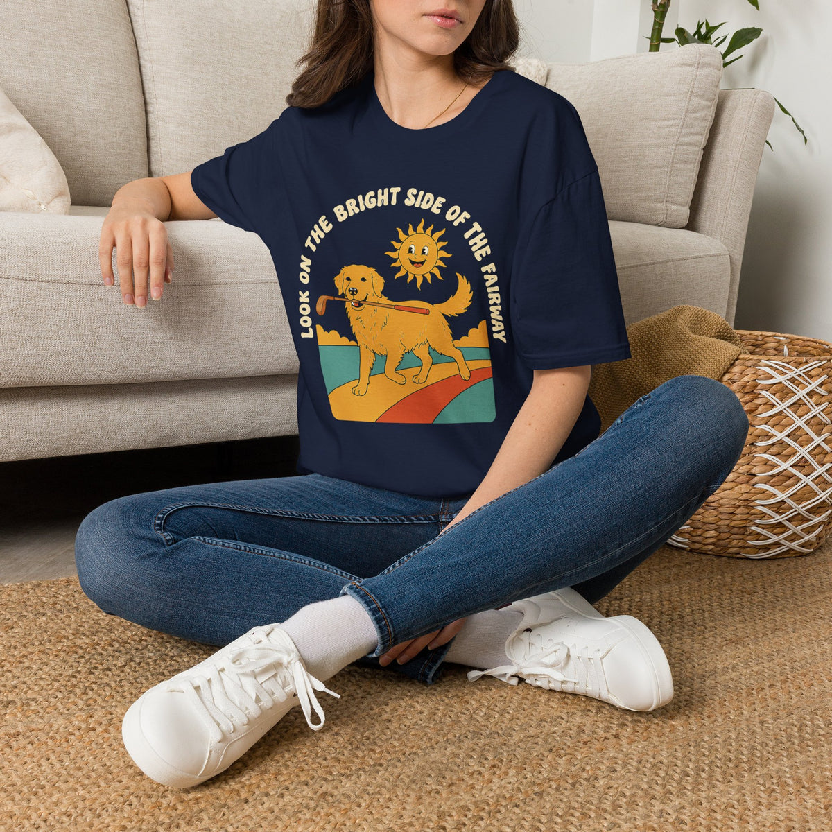 Look On The Bright Side Of The Fairway Golf T-Shirt