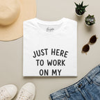 Just Here To Work On My Short Game Golf T-Shirt