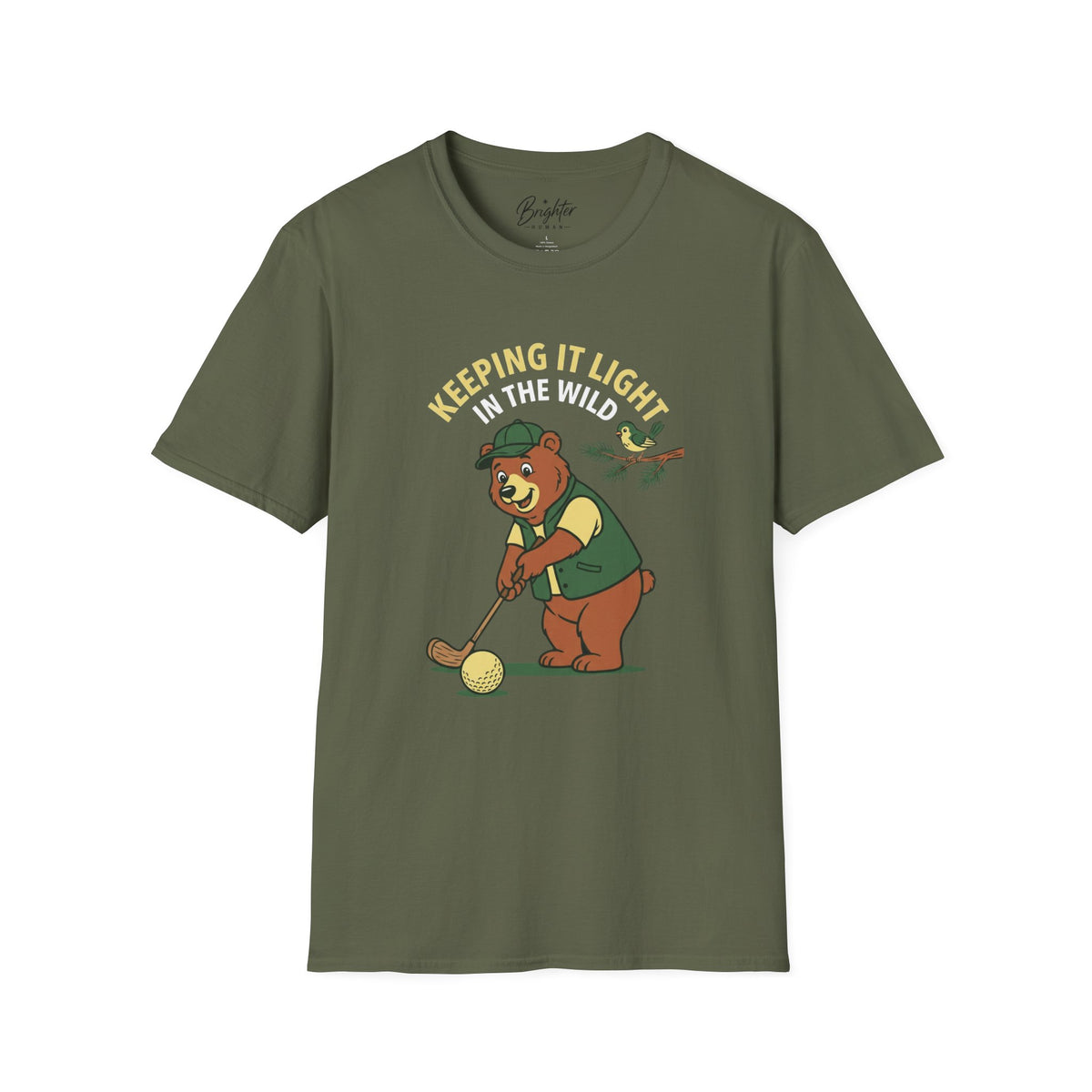Keeping It Light in The Wild Golf T-Shirt