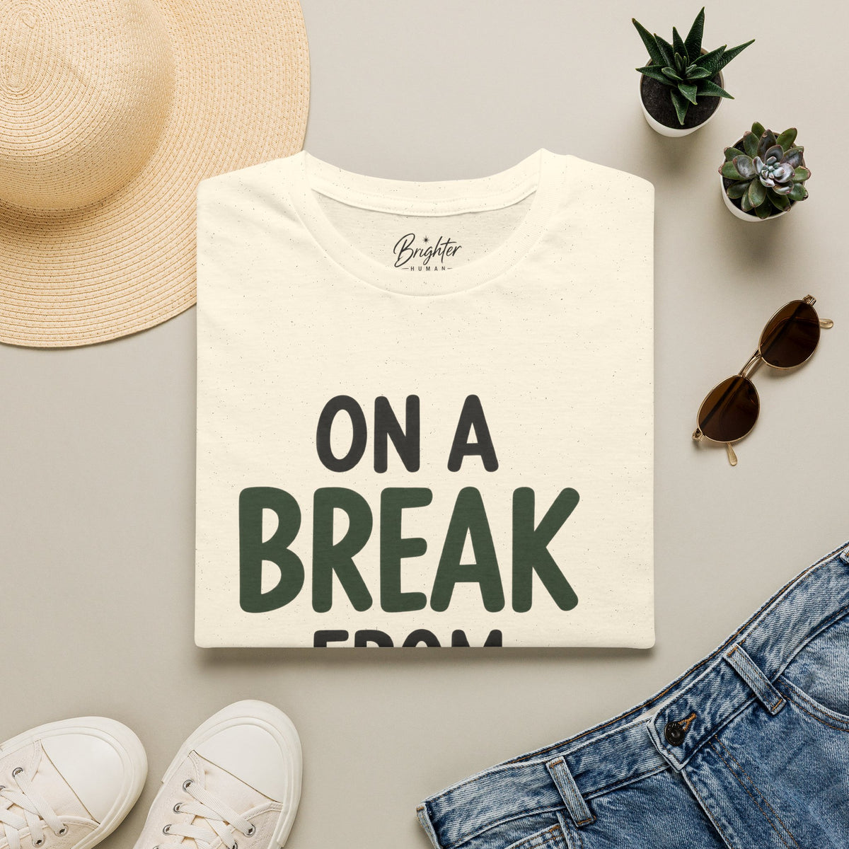 On A Break From Reality Golf T-Shirt
