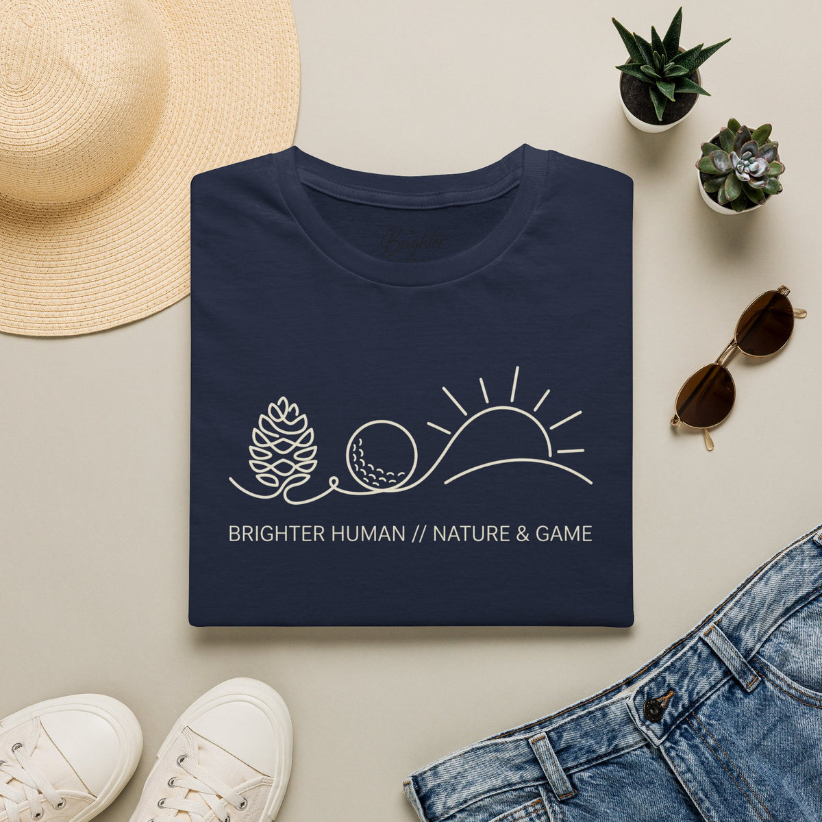 Brighter Human/Nature/Game Golf T-Shirt