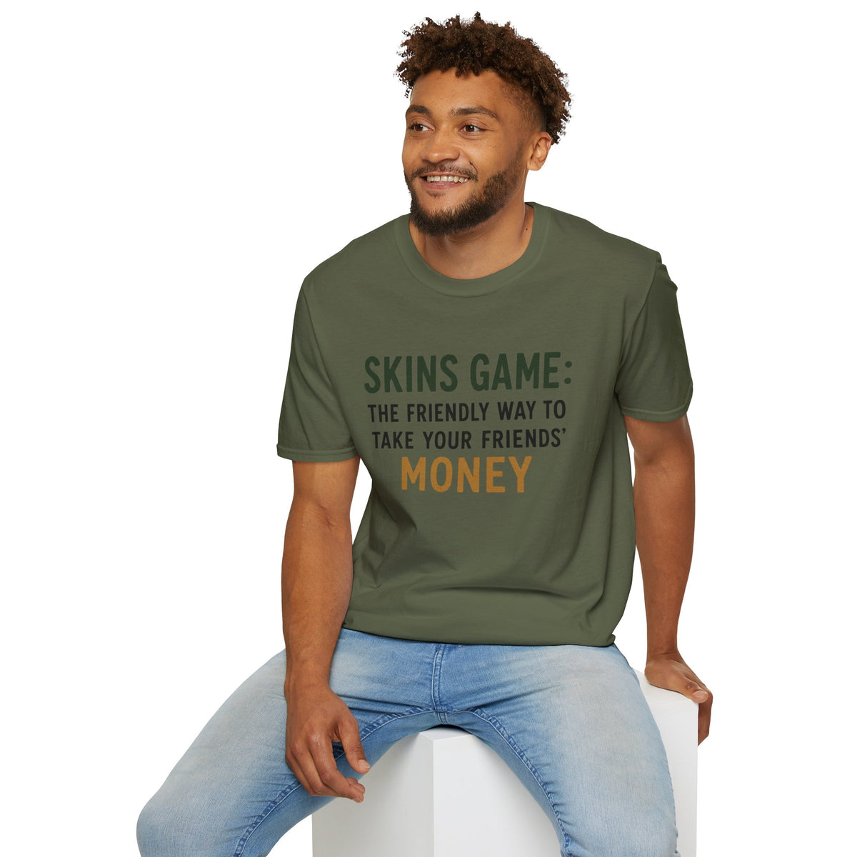 Skins Game: The Friendly Way To Take Your Friends Money Golf T-Shirt