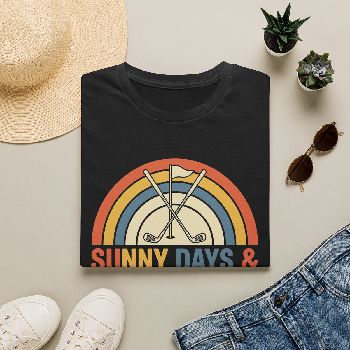 Sunny Days & Sunday Bags Golf T-Shirt