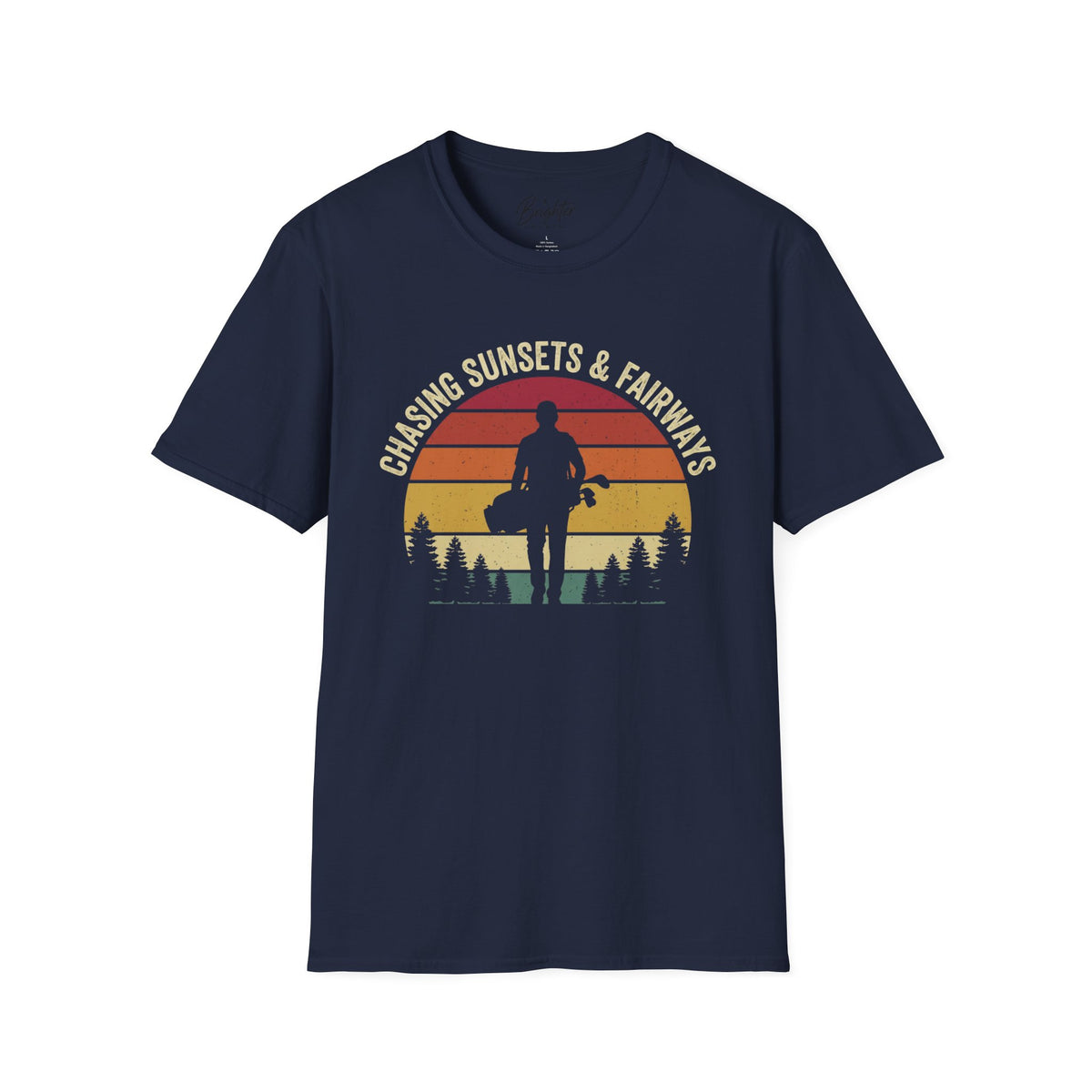 Chasing Sunsets And Fairways Golf T-Shirt