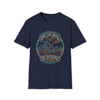 Surf The Waves, Hit The Ditches Golf T-Shirt