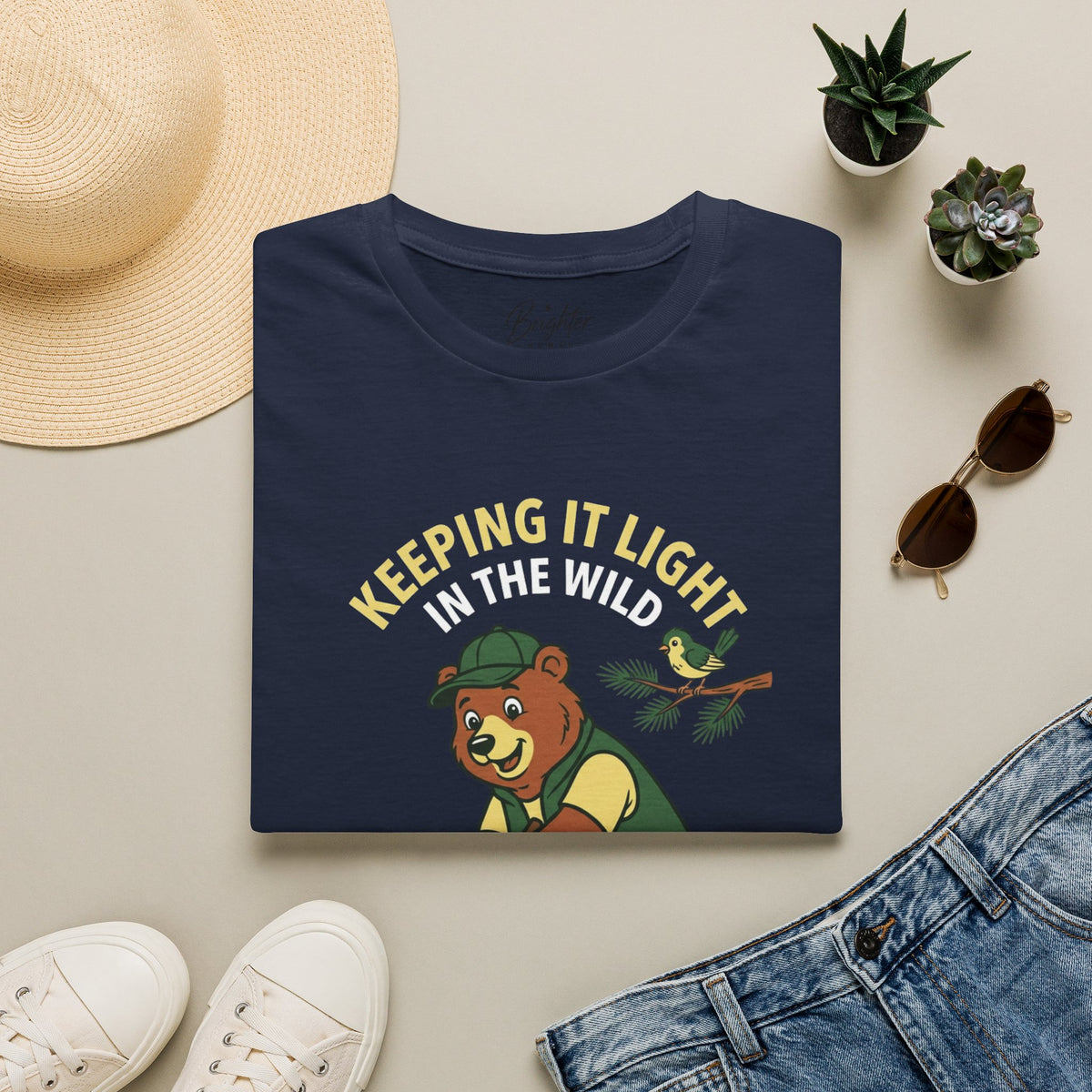 Keeping It Light in The Wild Golf T-Shirt